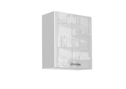 Impact Furniture Kitchen Cabinet Wall Cupboard White Gloss 600mm Unit Modern Storage Flat Pack Ella - thumbnail 2