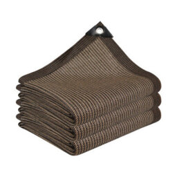 Brown 1X2M Rectangular Shade Sail 85% Uv Protection Perforated - thumbnail 1