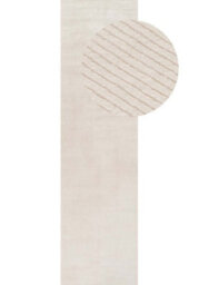 The Rugs Carmel Cream Striped Area Rug And Runner Non Shedding, Stain Resistant, Soft - thumbnail 9