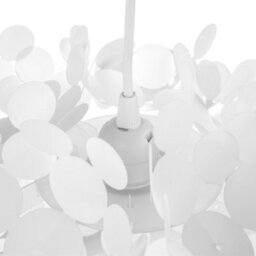 Wyld And Coco Lumalux Pendant Lamp White Irregular Flower-Shaped Shade, 40 X 40 X 120 Cm, Warm Amber Light - thumbnail 5