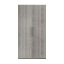 GoodHome Atomia Freestanding Modern Matt Grey Oak Effect Large Double Wardrobe (H)1929mm (W)1000mm (D)596mm - thumbnail 2