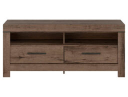 Arte Balin 140 Cm Tv Unit 2 Drawers Open Shelf Oak Monastery - thumbnail 3