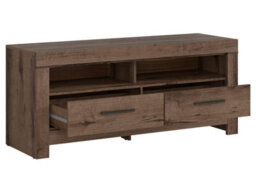 Arte Balin 140 Cm Tv Unit 2 Drawers Open Shelf Oak Monastery - thumbnail 4