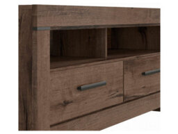 Arte Balin 140 Cm Tv Unit 2 Drawers Open Shelf Oak Monastery - thumbnail 5