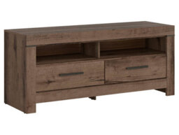 Arte Balin 140 Cm Tv Unit 2 Drawers Open Shelf Oak Monastery - thumbnail 1