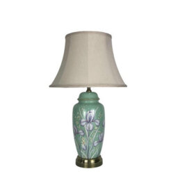 Minster Table Lamp And Shade - Ceramic - L19 X W19 X H47 Cm - thumbnail 2