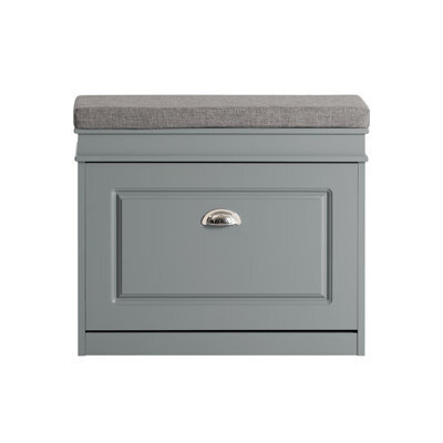 Sobuy Narrow Shoe Storage Bench With Flip Drawer,fsr82-K-Hg - image 1