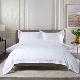 The Lyndon Company Boutique Hotel Hampstead 200 Thread Count Cotton Duvet Cover Set - thumbnail 1