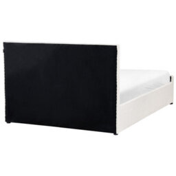 Beliani Ottoman Bed Boucle Rochefort 140 X 200 Cm (Eu Double) Off-White - thumbnail 8