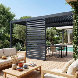 Sweeek - Louver Panel 130Cm For Palace Pergola Anthracite - thumbnail 3