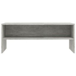Berkfield Classic Tv Cabinet Concrete Grey 100X40X40 Cm Engineered Wood - thumbnail 4