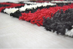 "Bravich Red Tides Thick Shaggy Rug - California - 60X230Cm (2'x7'8"")" - thumbnail 3