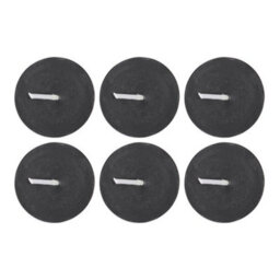 Something Different Dark Romance Candles (Pack Of 6) Silver (One Size)