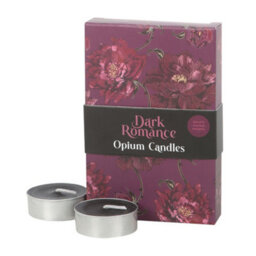 Something Different Dark Romance Candles (Pack Of 6) Silver (One Size) - thumbnail 3