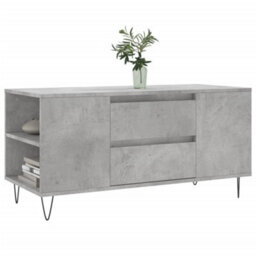 Berkfield Coffee Table Concrete Grey 102X44.5X50 Cm Engineered Wood - thumbnail 3