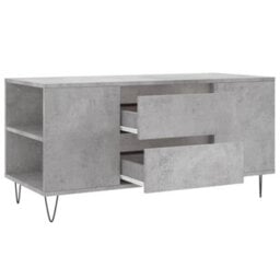 Berkfield Coffee Table Concrete Grey 102X44.5X50 Cm Engineered Wood - thumbnail 6