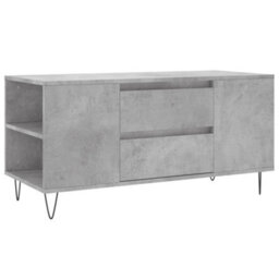 Berkfield Coffee Table Concrete Grey 102X44.5X50 Cm Engineered Wood - thumbnail 2