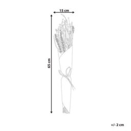 Beliani Dried Flower Bouquet Pampeluna 65 Cm Natural - thumbnail 3