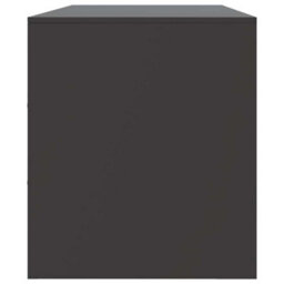 Berkfield Sturdy Tv Cabinet Black 99X39X44 Cm Steel - thumbnail 8