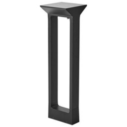 Beliani Solar Outdoor Led Bollard Lamp Malden Black - thumbnail 5