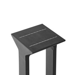 Beliani Solar Outdoor Led Bollard Lamp Malden Black - thumbnail 6