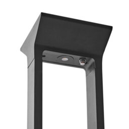 Beliani Solar Outdoor Led Bollard Lamp Malden Black - thumbnail 7