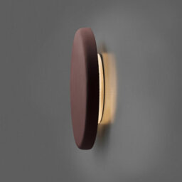 Luminosa Lighting Luminosa Tou Burgundy Round Flush Wall Lamp 45Cm 2700K - thumbnail 2