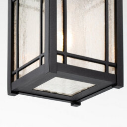 Luminosa Lighting Elstead Quoizel Cedar Point Outdoor Pendant Ceiling Light Black, Ip44 - thumbnail 4