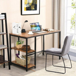 120X60Cm Computer Desk With Adjustable Shelf Steel - thumbnail 7