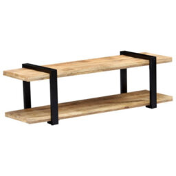 Berkfield Industrial Tv Cabinet 130X40X40 Cm Solid Mango Wood - thumbnail 9