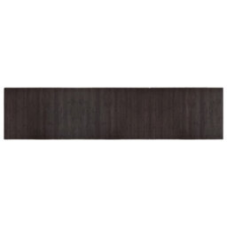 Berkfield Modern Rug Rectangular Dark Brown 70X300 Cm Bamboo