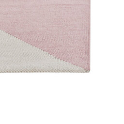 Beliani Handwoven Multicolour Cotton Area Rug 140 X 200 Cm Modern Low-Pile Design - thumbnail 5