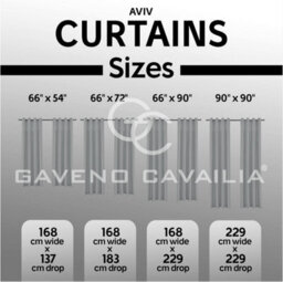 Gc Gaveno Cavailia Aviv Luxury Striped Curtain 66X72 Cm Silver Sparkle Eyelets With Matching Tiebacks - thumbnail 6