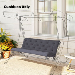 Outsunny 3 Seater Swing Chair Cushions Bench Seat Replacement Pad 150X98Cm - thumbnail 2