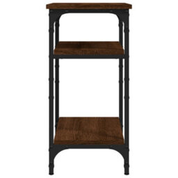 Berkfield Side Table Brown Oak 35X30X60 Cm Engineered Wood - thumbnail 6