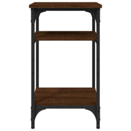 Berkfield Side Table Brown Oak 35X30X60 Cm Engineered Wood - thumbnail 5