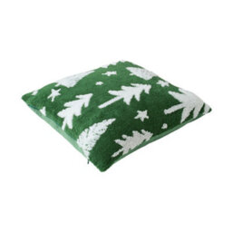 Living And Home Christmas Trees Set Of 2 Christmas Theme Decorative Throw Pillows Washable Soft And Festive 45Cm W X 45Cm D - thumbnail 8