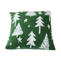 Living And Home Christmas Trees Set Of 2 Christmas Theme Decorative Throw Pillows Washable Soft And Festive 45Cm W X 45Cm D - thumbnail 6