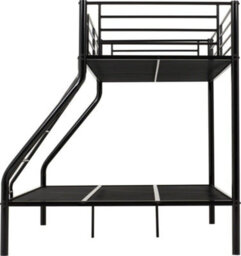 Seconique Tandi Triple Sleeper Bunk Bed In Black Finish Full Sized Double As The Bottom Bunk - thumbnail 4