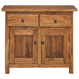 Vidaxl Sideboard Solid Mahogany Wood 75X30X65 Cm - thumbnail 4