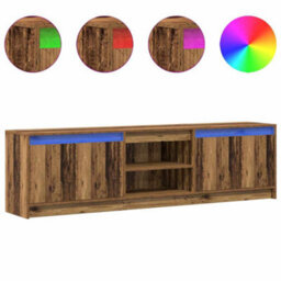 Berkfield Tv Cabinet Brown 180 X 34 X 50 Cm Engineered Wood - thumbnail 4
