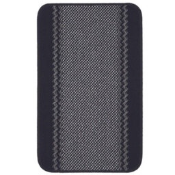 The Rugs Washable Designer Rugs & Mats Lined Bordered Design In Black   116Bl - thumbnail 5