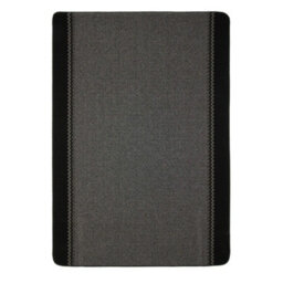 The Rugs Washable Designer Rugs & Mats Lined Bordered Design In Black   116Bl - thumbnail 3