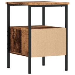 Berkfield Bedside Cabinet Old Wood 34X36X50 Cm Engineered Wood - thumbnail 7