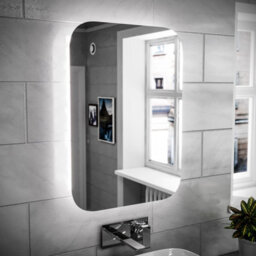 Nes Home Bathroom Led Mirror With Battery Powered Button Switch 500 X 700mm - thumbnail 4