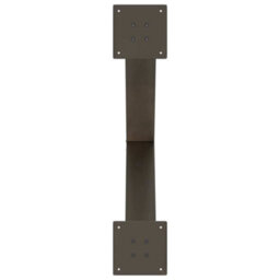 Berkfield Dining Table Legs X-Shaped 3 Pcs Natural Steel 80X(72-73) Cm Steel - thumbnail 7