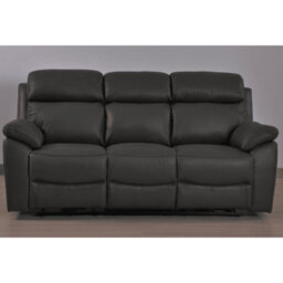 Furniture Instore Dandrea Genuine Leather Grey Electric Power Recliner 3+1+1 Seater Sofa Set - thumbnail 2