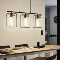 Pagazzi Lighting Pagazzi Merton 3 Light Ceiling Light Black - thumbnail 7