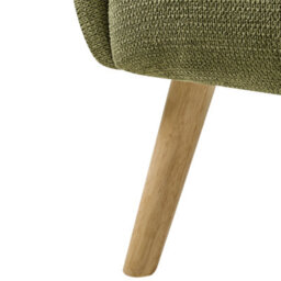 Beliani Modern Armchair Plassen Fabric Green - thumbnail 7
