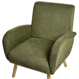 Beliani Modern Armchair Plassen Fabric Green - thumbnail 6